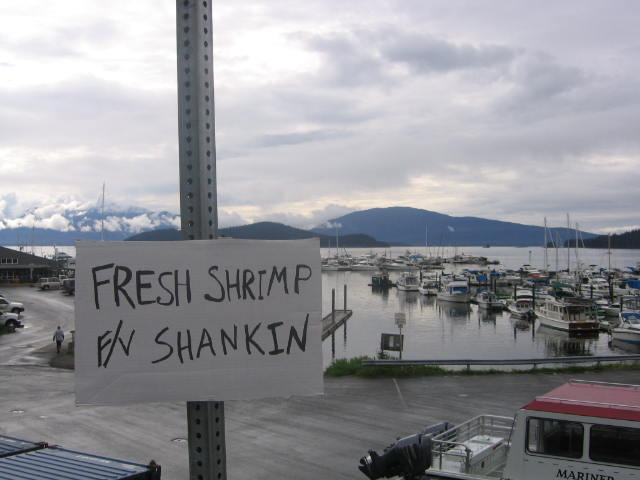 Shrimp for Sale Sign